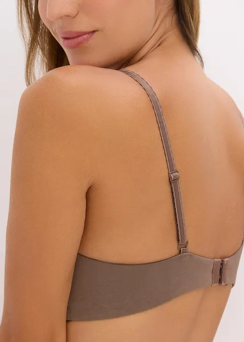 Reggiseno con ferretto in pizzo bicolore, bonprix