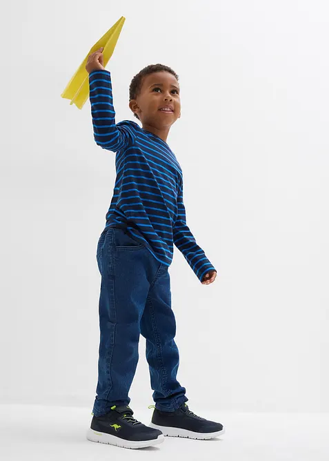 Maglia a maniche lunghe con cotone biologico (pacco da 3), bonprix