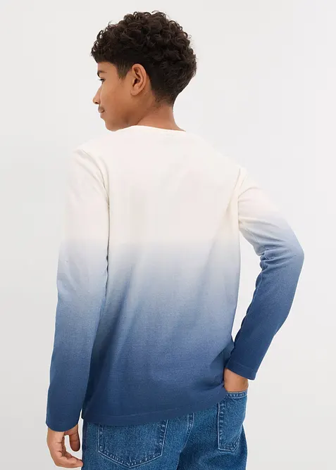 Maglia a maniche lunghe in puro cotone biologico, bonprix