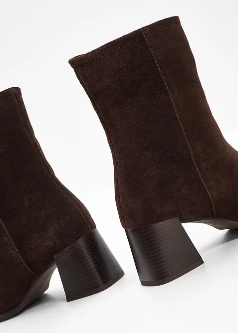 Stivaletti in pelle, bonprix