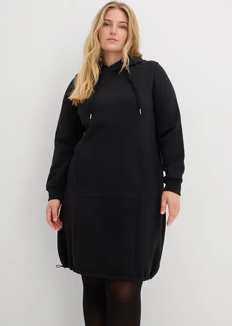 Abito in felpa di misto cotone, bonprix