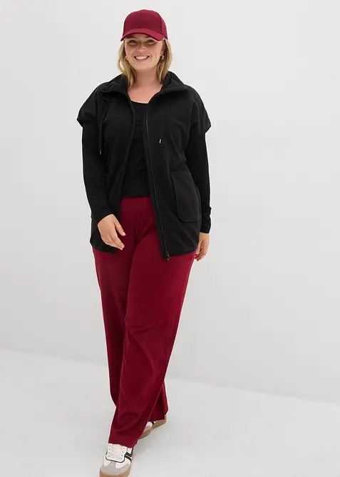 Gilet in pile di poliestere riciclato, bonprix