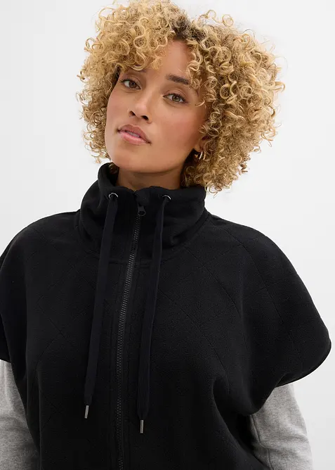 Gilet in pile di poliestere riciclato, bonprix