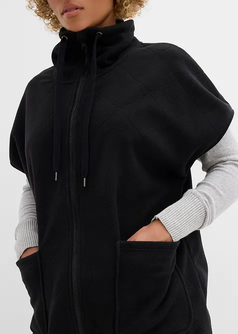 Gilet in pile di poliestere riciclato, bonprix