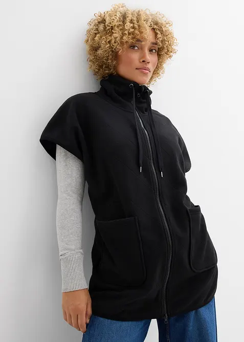 Gilet in pile di poliestere riciclato, bonprix