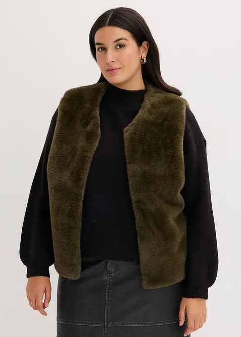 Gilet in pelliccia sintetica, bonprix