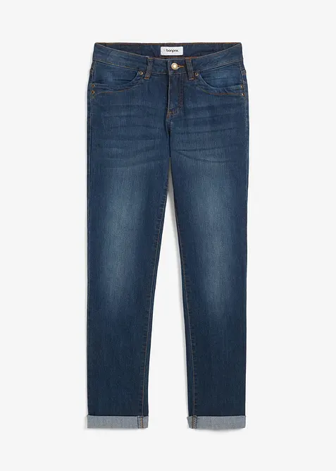 Jeans elasticizzati straight, vita media, bonprix
