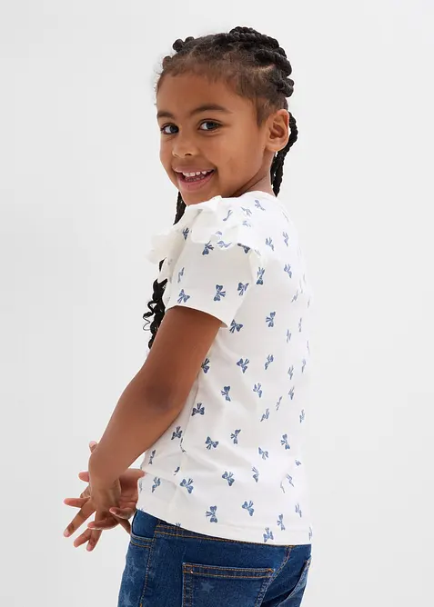 T-shirt in misto cotone biologico elasticizzato, bonprix