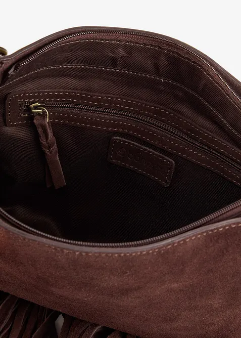 Borsa a tracolla in pelle, bonprix