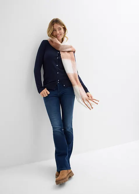 Cardigan in filato fine, bonprix