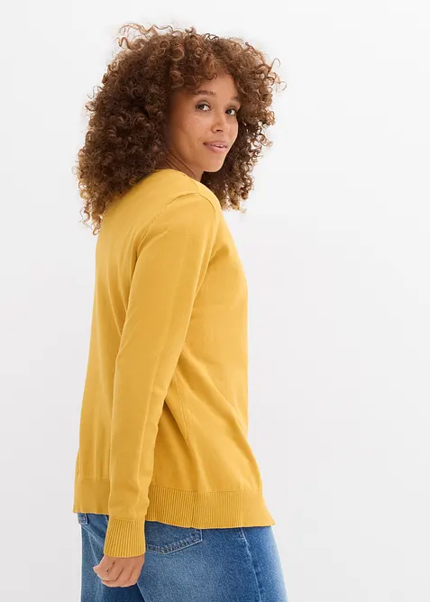 Cardigan in filato fine, bonprix