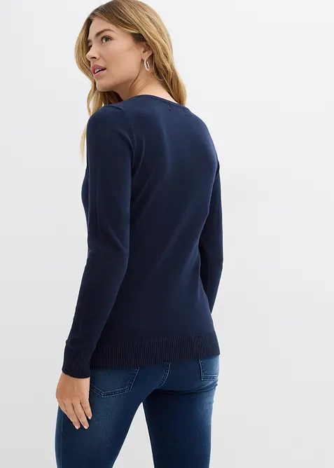 Cardigan in filato fine, bonprix