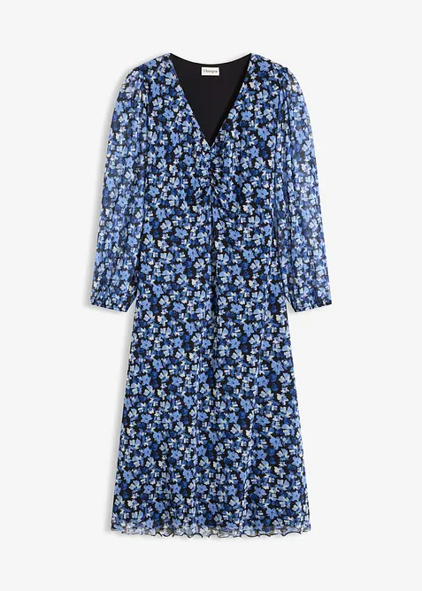 Abito midi in mesh, bonprix