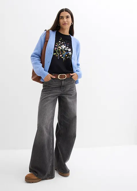 Cardigan a coste, bonprix