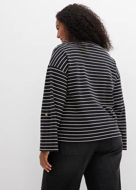 Felpa oversize in puro cotone, bonprix