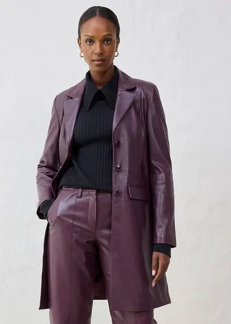 Cappotto corto in nappa d'agnello, bonprix