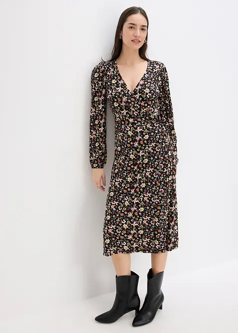 Abito in jersey di misto viscosa, bonprix