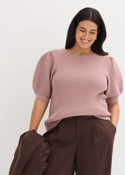 Maglione con maniche a palloncino, bonprix
