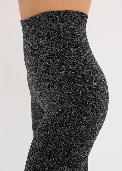 Collant termici in pile con filato glitterato, bonprix