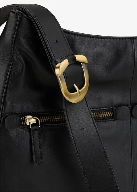 Borsa a tracolla in pelle, bonprix