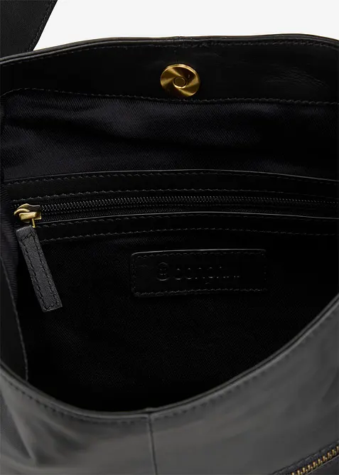 Borsa a tracolla in pelle, bonprix