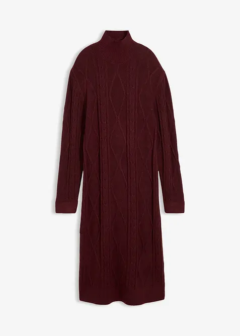 Abito in maglia a trecce, bonprix