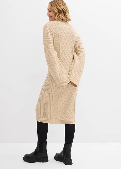 Abito midi in maglia, bonprix