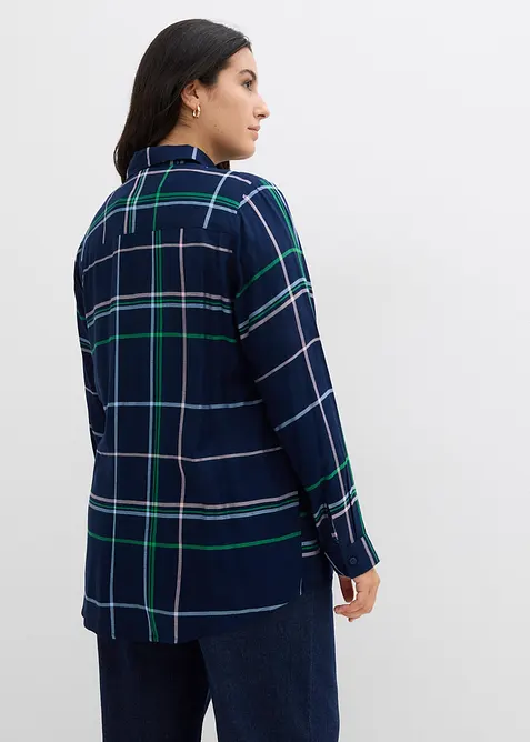 Camicia lunga in viscosa fluente, bonprix