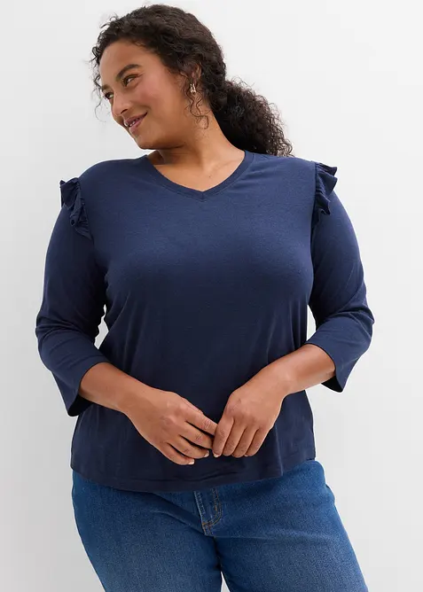 Maglia in jersey misto cotone, bonprix