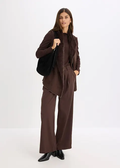 Gilet in ecopelliccia, bonprix