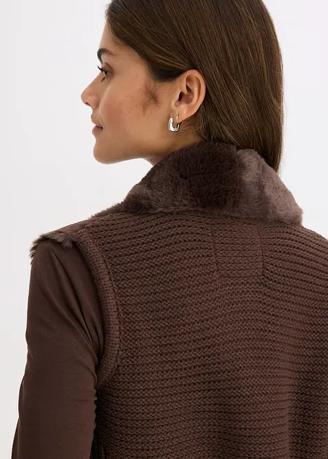 Gilet in ecopelliccia, bonprix