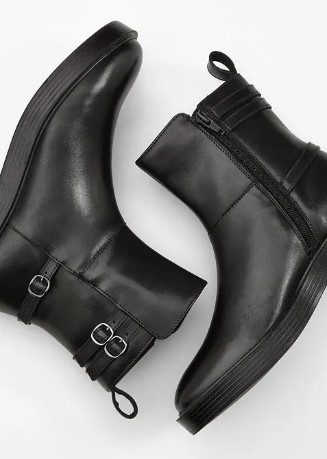 Scarponcini in pelle, bonprix