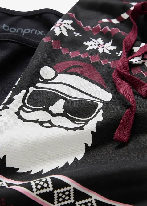 Pigiama a maniche lunghe in puro cotone, bonprix