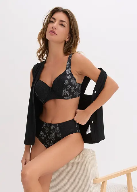 Slip alto con pizzo delicato (pacco da 2), bonprix