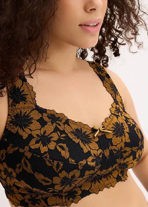 Reggiseno contenitivo senza ferretto con spalline imbottite, bonprix