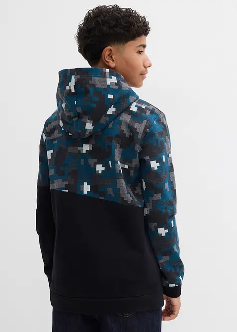 Felpa con cappuccio e cotone biologico, bonprix