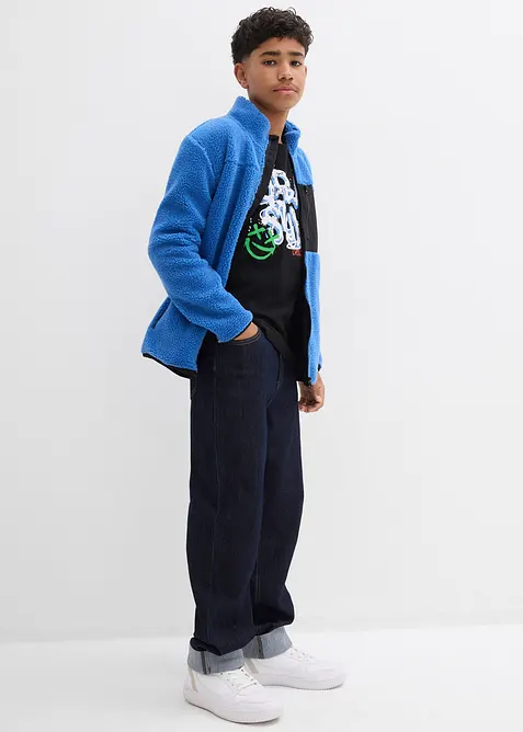 Maglia a maniche lunghe in puro cotone biologico, bonprix