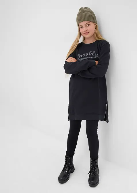 Abito in felpa di puro cotone biologico, bonprix