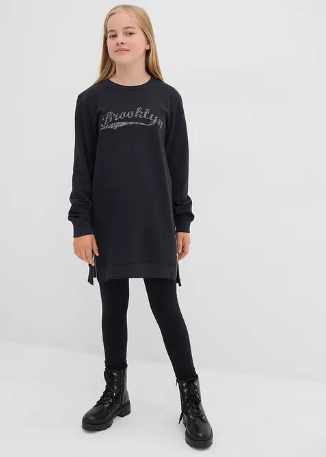 Abito in felpa di puro cotone biologico, bonprix