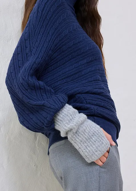 Scaldabraccia in misto lana con alpaca, bonprix