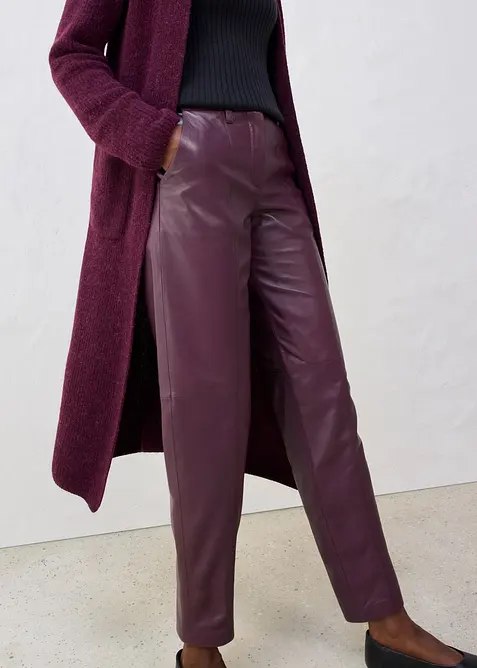 Pantaloni in nappa d'agnello, bonprix