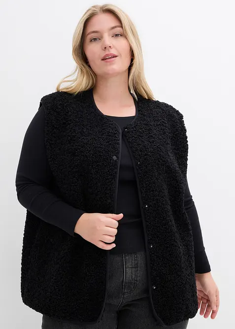 Gilet teddy, bonprix