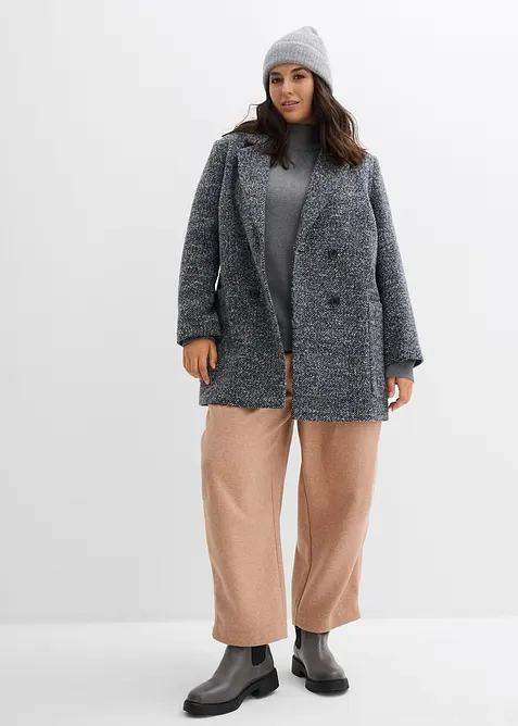 Maglione a collo alto in puro cotone, bonprix