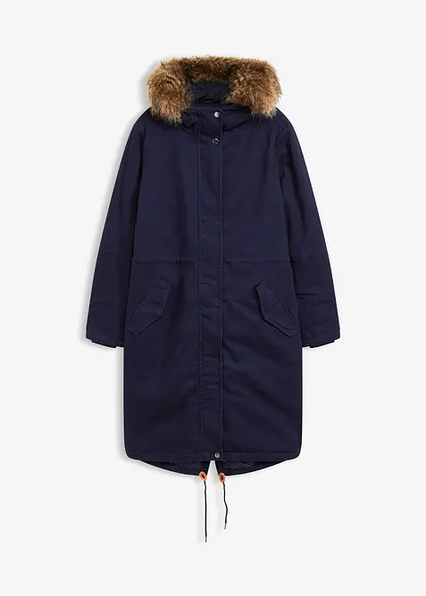 Parka lungo imbottito, bonprix