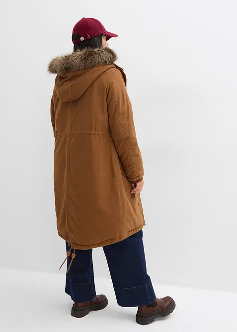 Parka lungo imbottito, bonprix
