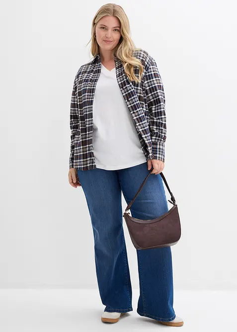 Camicia di flanella in puro cotone, bonprix