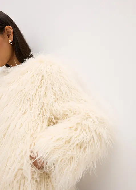 Pelliccia sintetica corta oversize, bonprix