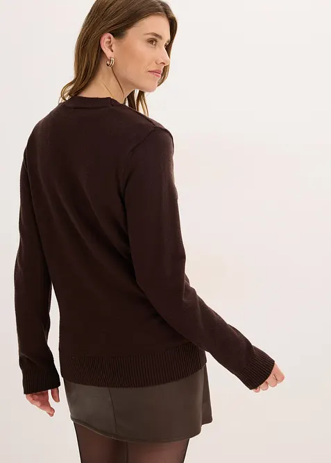 Cardigan lungo in soffice misto viscosa, bonprix