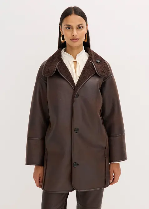 Giacca di montone sintetico, bonprix