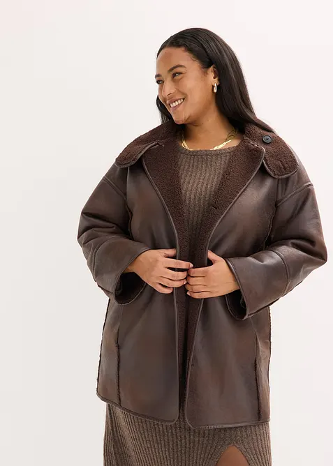 Giacca di montone sintetico, bonprix